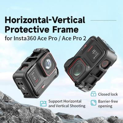Горизонтальная Вертикальная Защитная Рамка для Insta360 Ace Pro 2/Ace Pro/Ace Аксессуары для Экшн-камеры