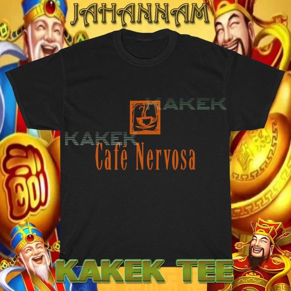 New Shirt Cafe Nervosa Logo USA T shirt Funny Size S to 5XL