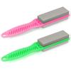 Knife Sharpener Set of 2, Double-Sided Whetstones, Lightweight, Compact, and Portable, Sharpening Stone, Polishing Tool, Maintenance Supplies, Sharpen
