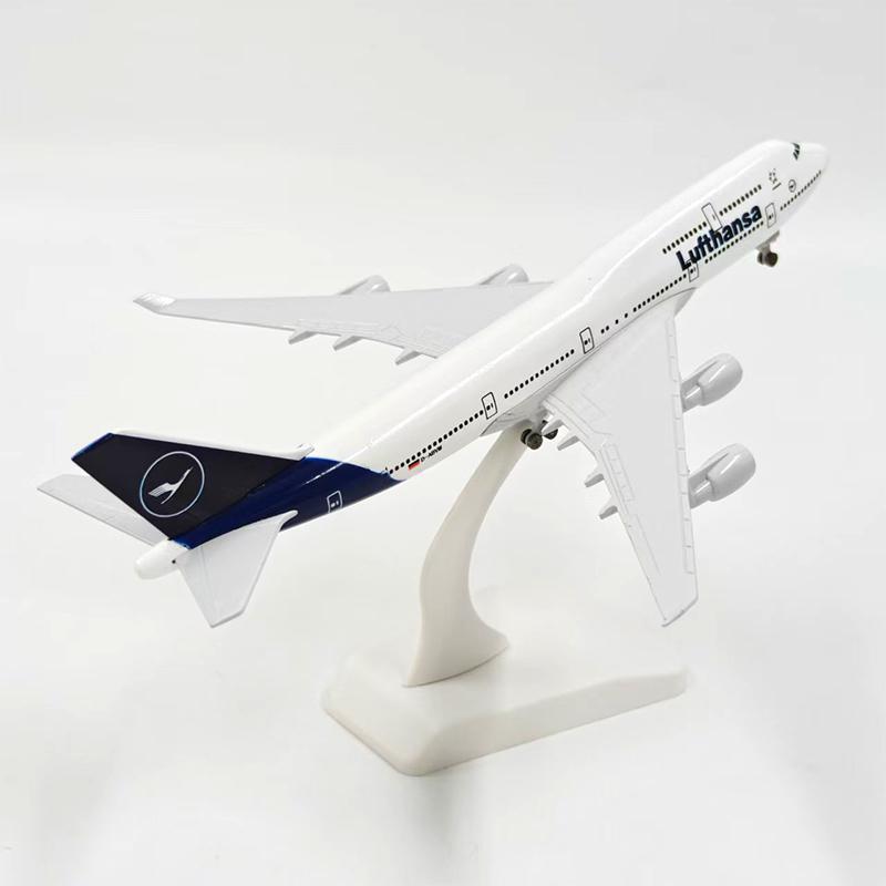 Литой 20 см Большая модель самолета Сплав Lufthansa 747 Модель самолета Классика Сувенир Подарок для взрослых Статическая модель