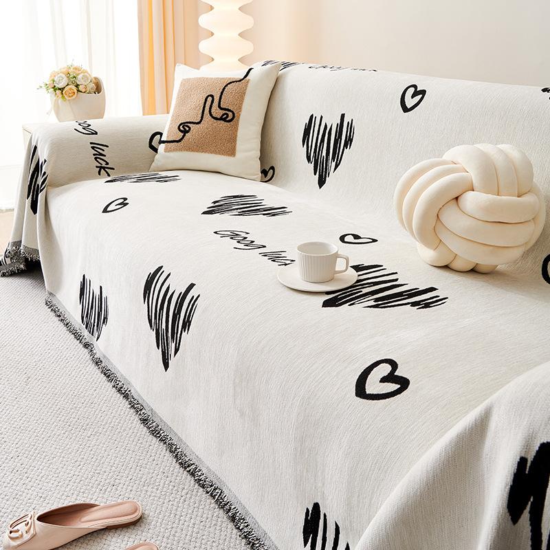 Полотенце для дивана Alpine Chenille Four Seasons Universal All-Inclusive Чехол для дивана Чехол для дивана с защитой от пыли, устойчивый к царапинам, цельный чехол для дивана