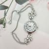 Adjustable Bracelet Watch Quartz Movement Flower Bracelet Watch Women's Quartz Watch  Gift Giving