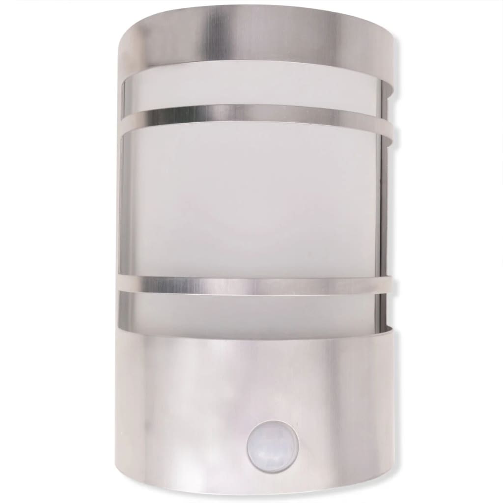 Outdoor Wall Lamp with Sensor Stainless Steel