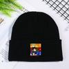 Demon Slayer Eyes Knitted Hat For Women Unisex Beanies Winter Hats Polyester Kimetsu No Yaiba Anime Manga Hip Hop Melon Cap