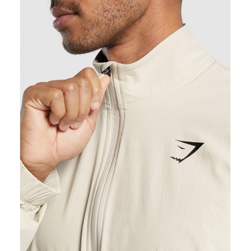 Gymshark Conditioning Club Track Jacket Pebble Grey A2c1d Gb7p