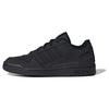 Originals Forum Top Grain Leather TPU Comfortable Simple Low-Top Skate Shoes Men Sneakers Black ID0990