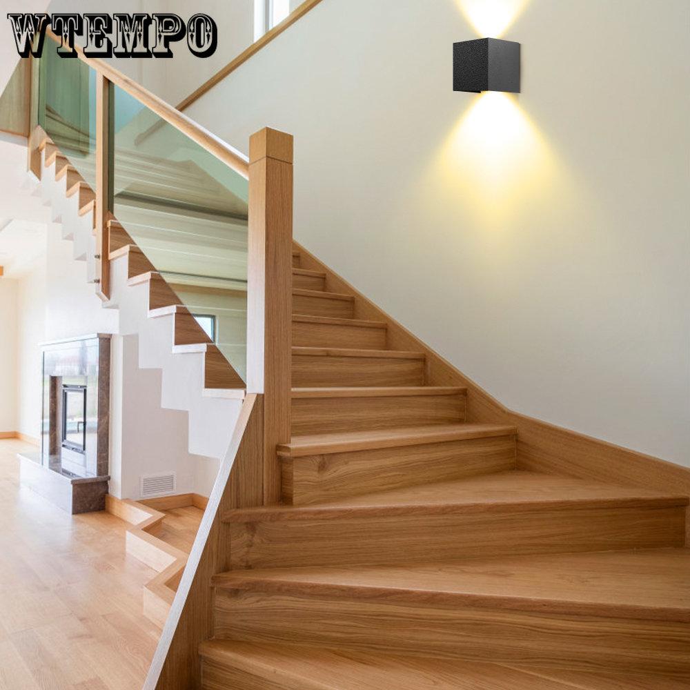 Наружное настенное освещение, светодиодное водонепроницаемое уличное освещение для двора, веранды, светильник, домашний декор для фасада, наружная стена, садовый светильник