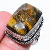 Tiger Eye Gemstone 925 Sterling Silver Gift Jewelry Ring Size 9