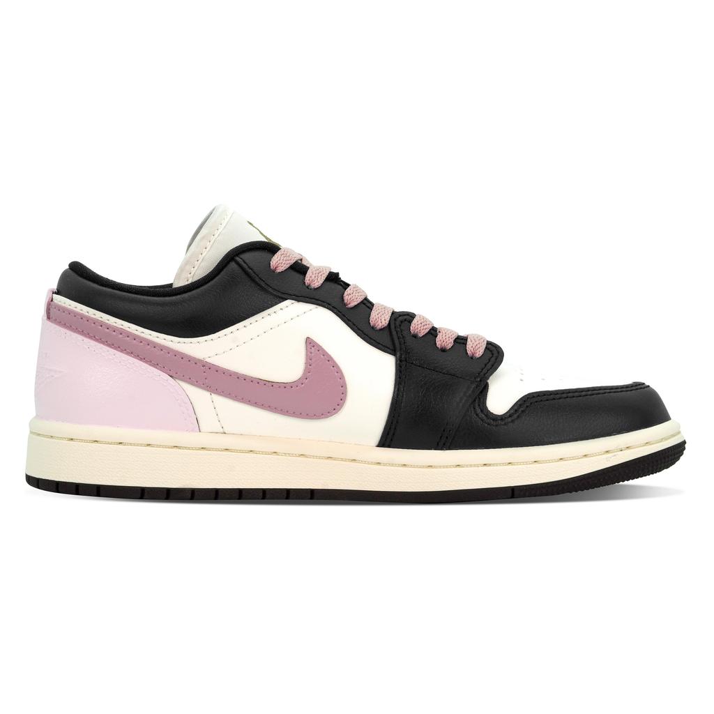 Jordan Air Jordan 1 DEER Love Journal Abrasion Resistant Low top Vintage Basketball Shoes Women's Black Pink DC0774-200(Team84-S-BOX)