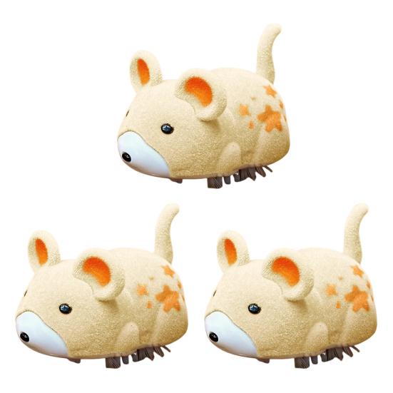 Electric Fake Rat Cat Toy Interactive Electronic Realistic Plush Mouse Toy Automatic Moving Kitten Self Play Exercise Toy for Indoor Cats