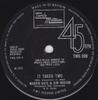 7inch Record MARVIN GAYE & KIM WESTON - It Takes Two TMG590 Tamla Motown 1967 UK Soul/Funk Used