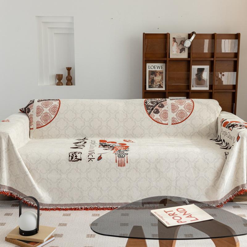 Чехол для дивана, полотенце для дивана, всесезонный чехол из шенилла в китайском стиле, подушка для дивана, чехол для дивана, одеяло