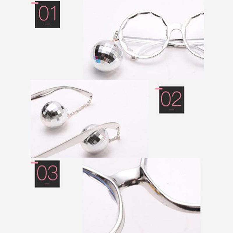 Дискотека Подвеска Зеркальный Шар Очки Для 70-х 80-х годов Ретро Тема Пастушка Декор Партии