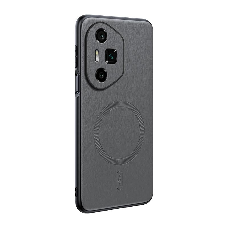 Для Honor 300 Ultra Чехол Магнитная Кожаная Накладка-Щит Для Honor 300 Ultra Высокое Качество Защита от Отпечатков Пальцев Нескользящий PC+TPU