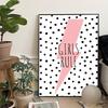 Abstract Tiger Leopard Girl Power Poster Anime Posters Sticky Vintage Room Home Bar Cafe Decor Kawaii Room Decor