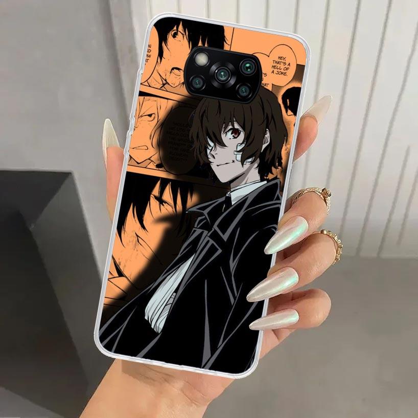 Чехол для телефона Bungo Stray Dogs Манга для Xiaomi Poco X5 X6 X7 Pro F7 Ultra M7 Redmi 15 15C 13 13C 12 12C 10 10A 10C 9 9A 9C 9T Shel