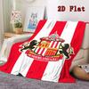 Sunderland Pattern Flannel Blanket High quality All Seasons Warmth and Comfort Perfect for Christmas Gifts.