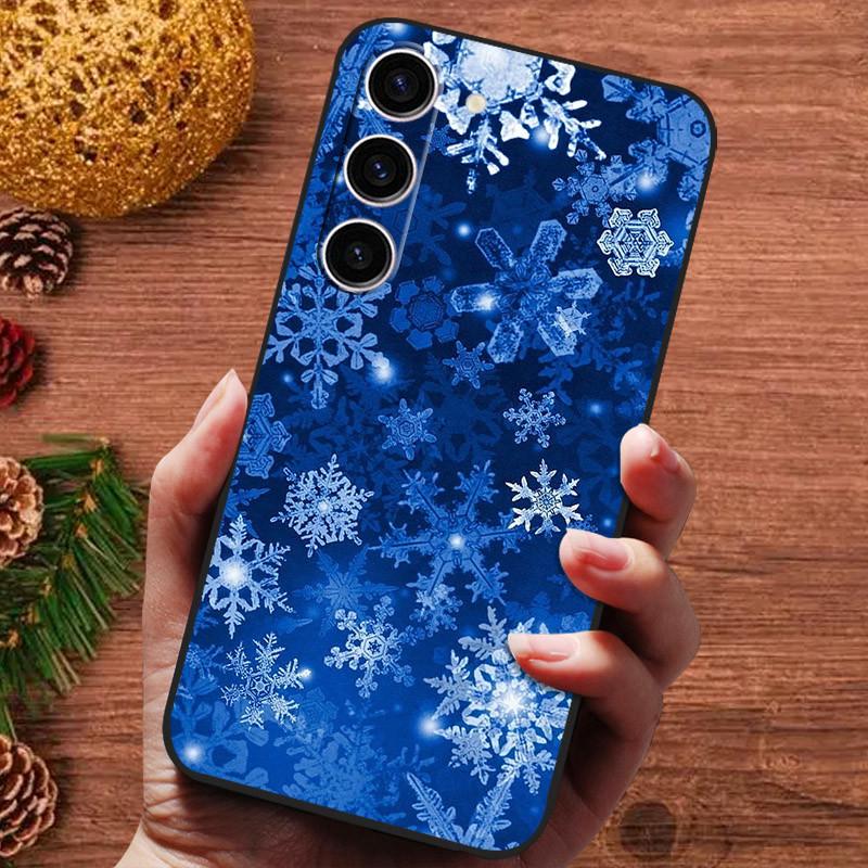 Рождественская расписная обложка для Samsung Galaxy S25 Ultra S25Plus Чехол Силиконовый Мягкий Фундас для Samsung S25 Plus Чехол для телефона s 25