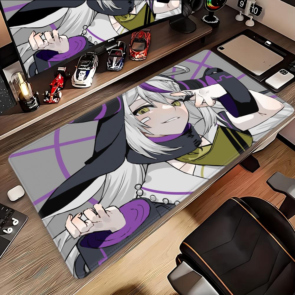 1 шт. Аниме La+ Darknesss Коврик для мыши VTuber Hololive Косплей Настольный коврик с подушечкой Игровые аксессуары Prime Gaming XXL Коврик для клавиатуры