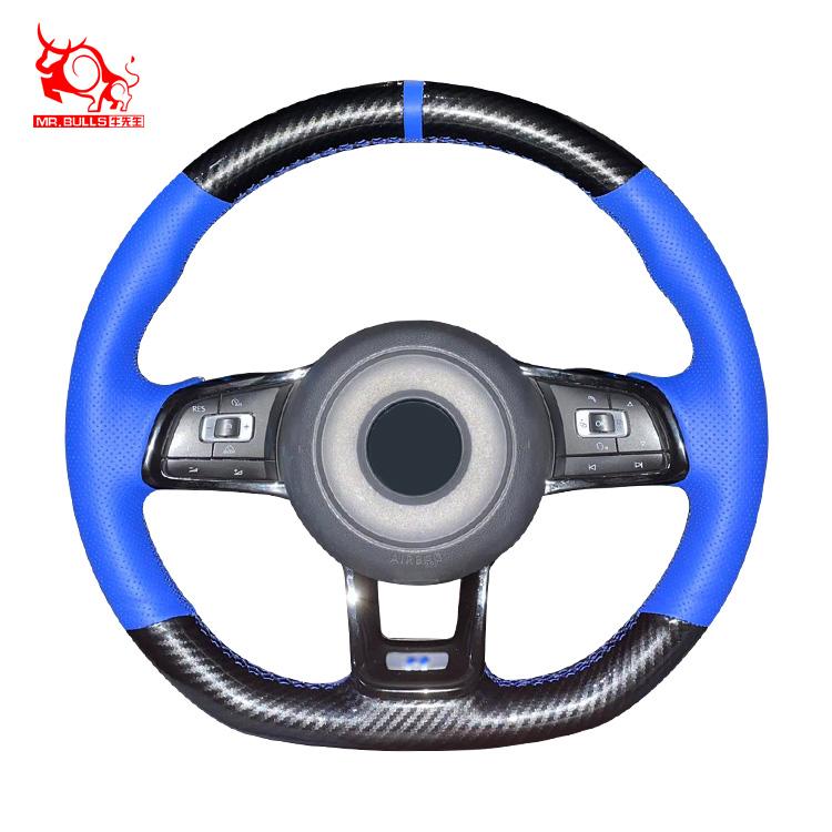 Customized Available Durable Steering Wheel Cover Wrap for Volkswagen Jetta GLI Golf GTI TCR Tiguan GTE Concept Polo GTI