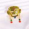 Ретро-брошь-маска Samsung Stack Antique Personality Pin Mask Brooch с аксессуарами