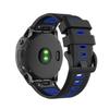 Bi-color Silicone Smart Watch Strap for Garmin Fenix 6X/Fenix 5X,Replacement Adjustable Wrist Band
