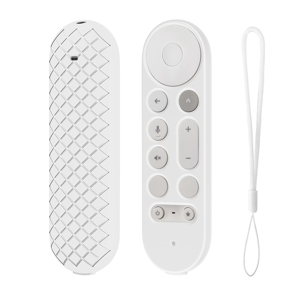 Silicone Remote Case Anti-Slip Protective Cover TV Remote Control Case Remote Protective Case for Google TV Streamer 4K Remote