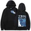 Zayn Комната под лестницей 2024 Графическая толстовка Мужская Хип-хоп Мода пуловер Свитшот Унисекс Повседневная Свободный крой с капюшоном Уличная мода