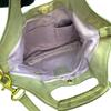 Used COACH 2-way handbag/shoulder bag Gathered Pleated 2-Way BagHandbag gold/Silver leather Women