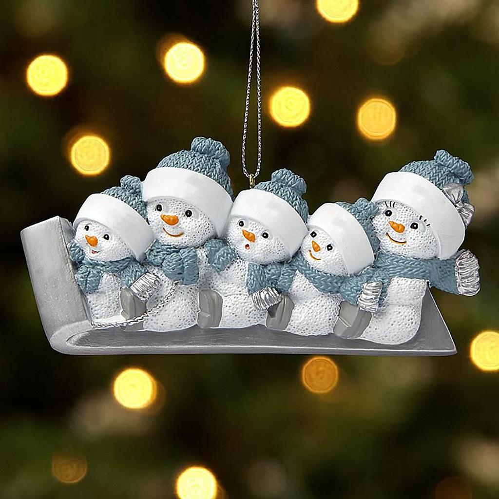 Персонализированные творческие сохранившиеся семейные орнаменты на рождественскую тематику, украшения для праздничных вечеринок