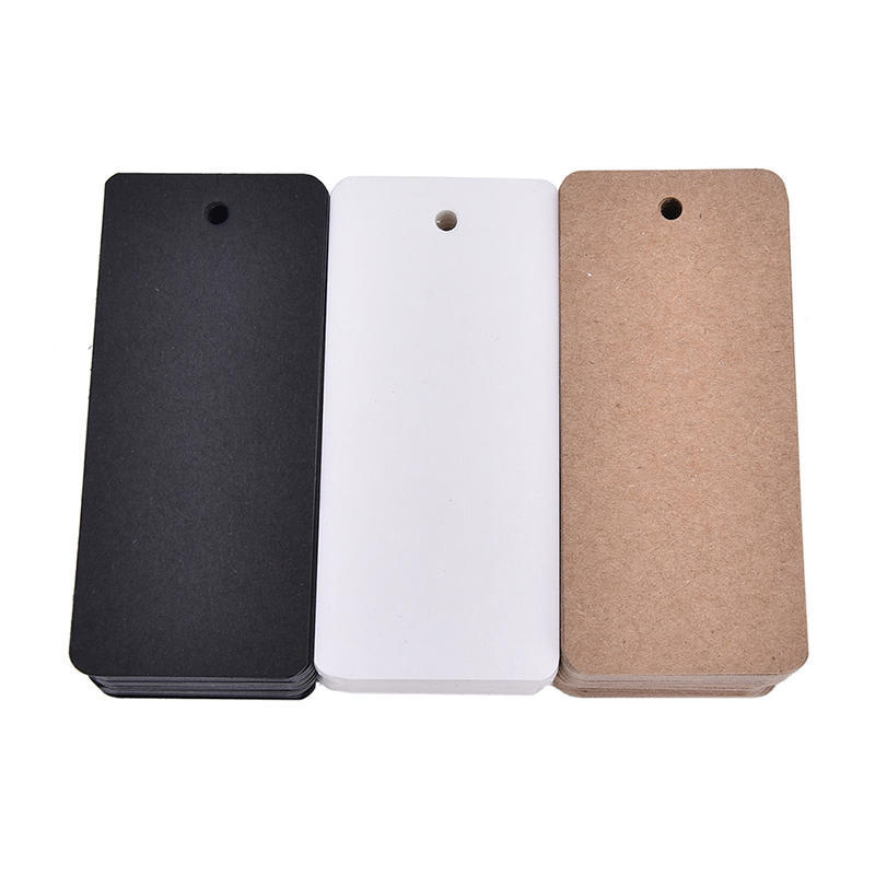 50 Pcs Kraft Paper Hang Tags Birthday Party Favor Gift Label Cards Diy