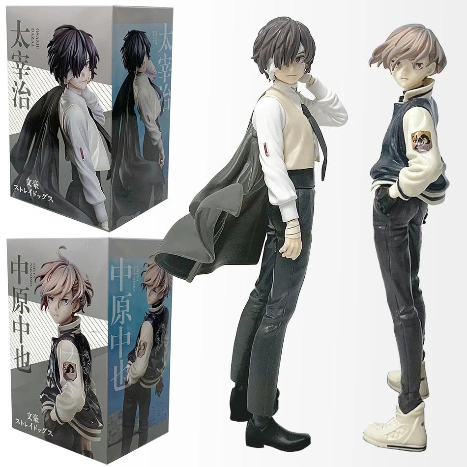 22 см Аниме Фигурка Bungou Stray Dogs Юный Дазай Фигурка Накахара Чуя Фигурка ПВХ Коллекционная Модель Кукла Игрушки