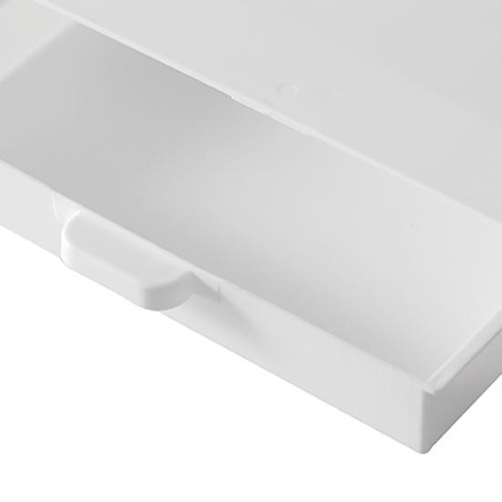 Скрытый под ящиком стола самоклеящийся пластиковый ящик для хранения ювелирных изделий для макияжа для кухни