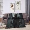 Leon Kennedy Throw Blanket Super Soft Funny Blanket  For Couch Chair Travel Flannel Bedspread Bed Cover