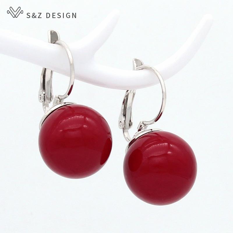 Модные большие круглые серьги-капли с искусственным жемчугом для женщин и девочек, ювелирные изделия для свадебной вечеринки, серьги цвета розового золота