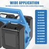 4-слотный держатель для аккумуляторов Makita 18V и 14.4V Портативный и прочный кейс для хранения аккумуляторов Ручка в комплекте для электрика и плотника