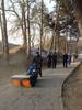 Compact Gasoline Snow Sweeper - Multifunctional All-Gear Push-Type Snow Removal Equipment