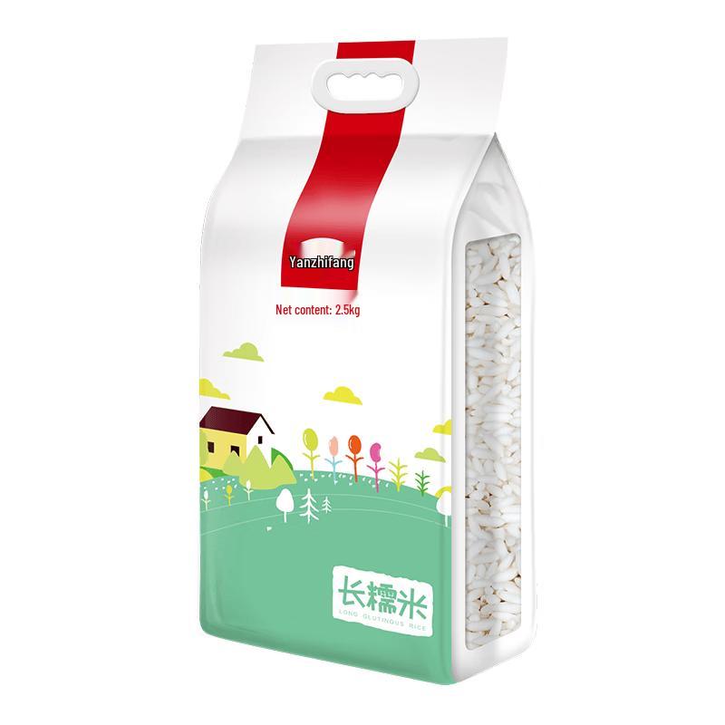 Белый клейкий рис длиннозерный Yan Zhi Fang