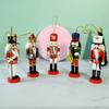 3/4/5Pcs Figurines Nutcracker Puppet Colorful Nutcracker Doll Christmas Ornaments