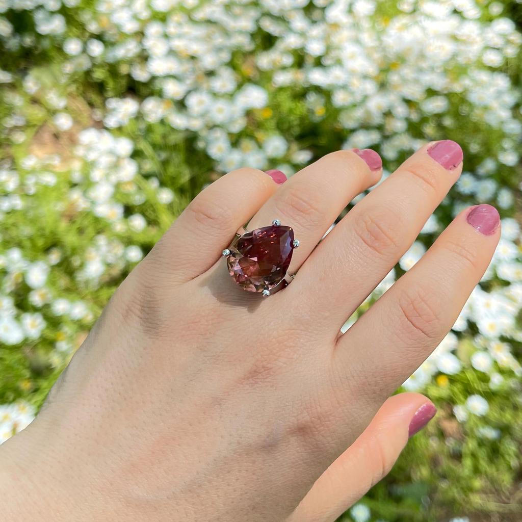 Серебряное кольцо с турецким диаспором, кольцо из султанита, турецкие украшения, кольцо ручной работы, кольца для женщин, подарок для женщин, изменение цвета