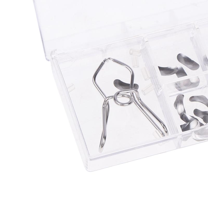 60 шт./кор. стоматологические секционные контурные металлические матрицы матричное кольцо с силиконовыми дельта-клиньями стоматологические инструменты