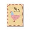 Bunny Chicken Swan Nursery Celestial Art Print Dancing Goose Kindness Quote Poster Girl Nursery Soft Pink Baby Room Home Decor