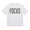 Men's Comfy Classic T-Shirt Minimalist Focus Statement Design Tee White Tops