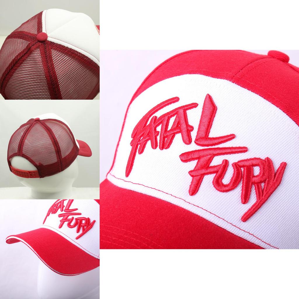 Fatal Fury Терри Богард Вышитая Хлопковая Бейсболка Хип-хоп Стиль