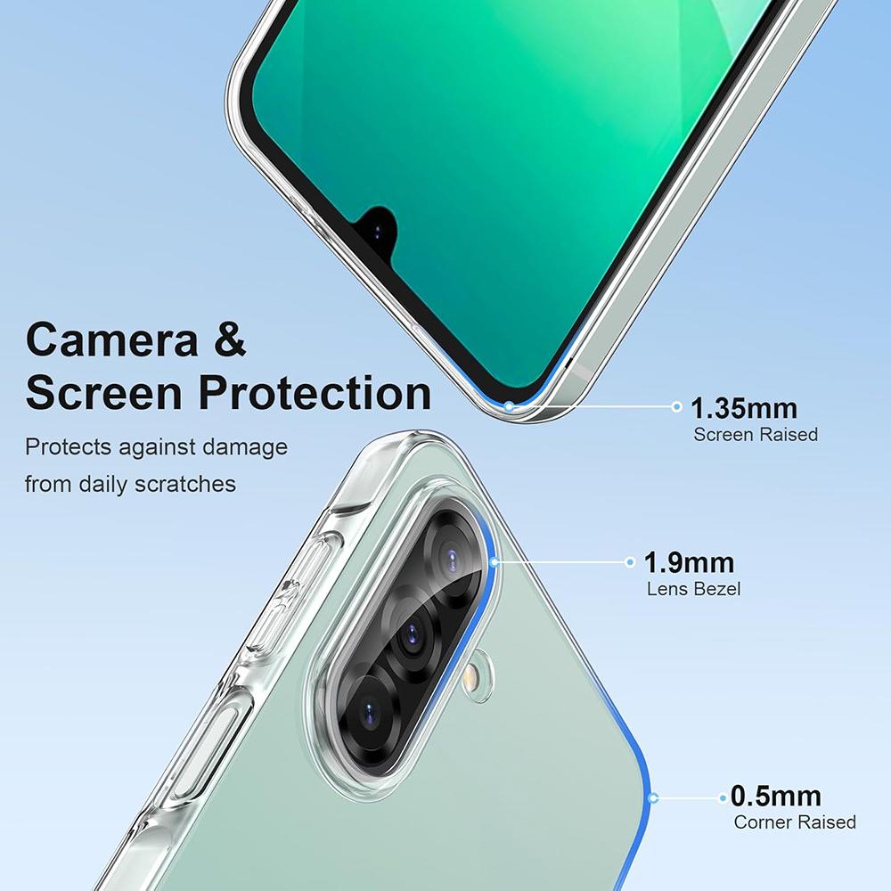 Ультратонкий силиконовый мягкий чехол для Samsung A56 A36 A26 A16 A06 A55 A35 A25 A15 A05s A05 5g Прозрачный силиконовый чехол Противоударная накладка