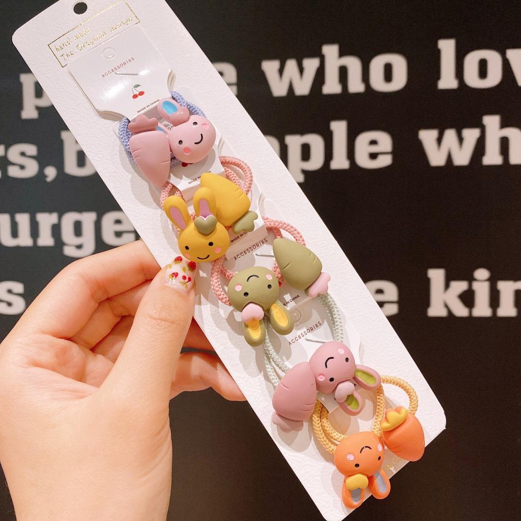 Мультяшные Животные Цветы Принцесса Скранчи Детские Девочки Дети Эластичные Резинки для Волос Аксессуары Завязка Кольцо для Волос Веревка Головной Убор