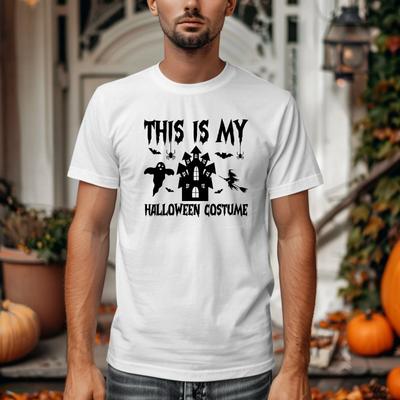 This Is My Halloween Costume T-Shirt Printed Scary Spooky Halloween Unisex T Top