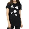 Disney Womens/Ladies Mickey Mouse Faces Cotton Boyfriend T-Shirt