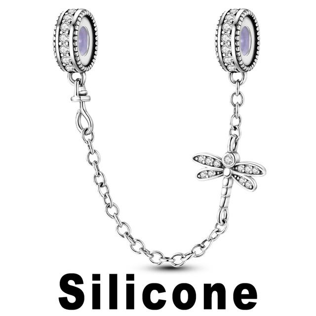 925 Серебряная бусина в виде совы, подходящая для браслета, медовая пчела, подвеска-подвеска со звездой для мальчиков и девочек, подвески-клипсы