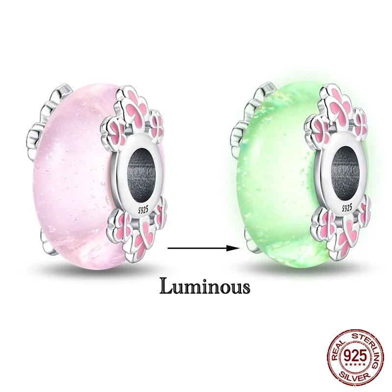 Copper Fashion Halloween Series Luminous Pumpkin Demon Skull Charms Beads Fit Original Bracelet Diy Jewelry